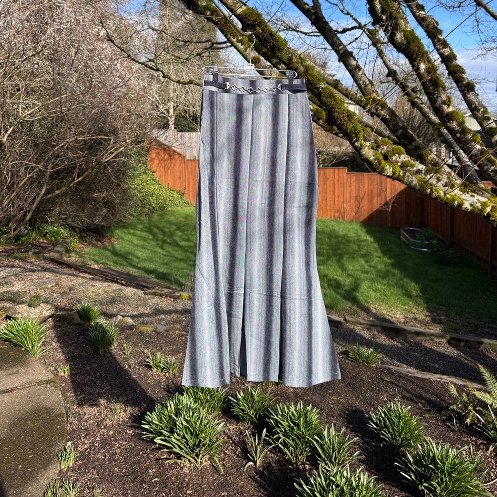 Vintage Striped Maxi Skirt